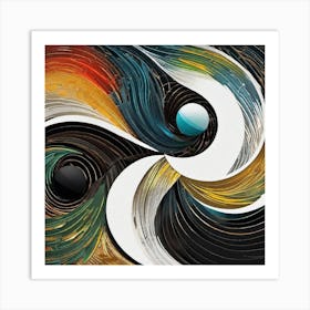 Yin And Yang 1 Art Print