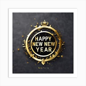 Happy New Year 134 Art Print