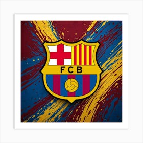 FC Barcelona Logo Wall Art 44 Art Print