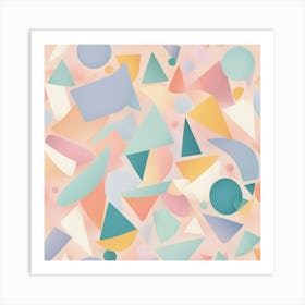 Abstract Geometric Pattern 47 Art Print