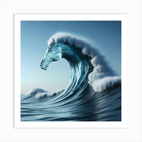 Wave Horse Art Print