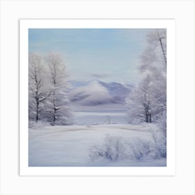 Blanket Of Snow Art Print