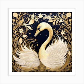 Swan Art Print