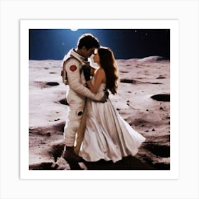 Moon@Love Art Print