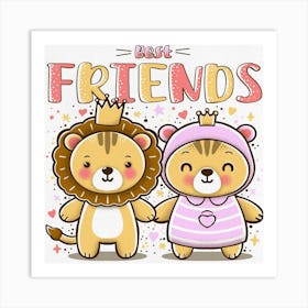 Best Friends Art Print