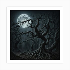 Dark Forest 8 Art Print