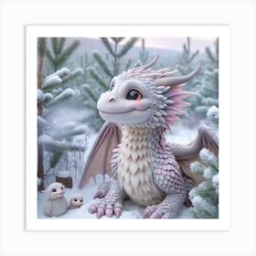 Fairytale Dragon Art Print