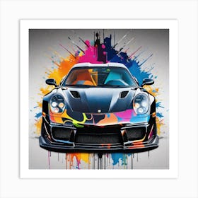 Porsche Gt3 Wallpaper Art Print