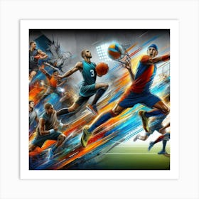 Sports - Painting Art Print