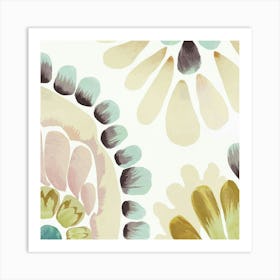 Watercolor Flowers Art Print