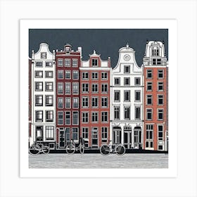 Amsterdam Cityscape 14 Art Print