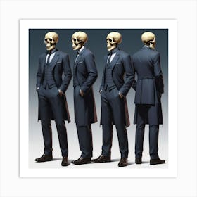 Default Van Gogh Skull 2 Art Print