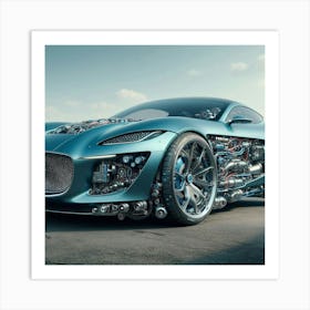 Jaguar Concept Car Art Print