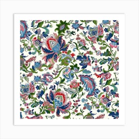 Petalgrove London Fabrics Floral Pattern 3 Art Print