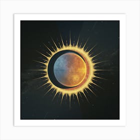 Sun And Moon Art Print