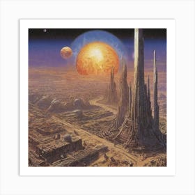 Space City 5 Art Print