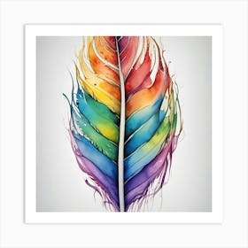 Feather Feather Feather 15 Art Print