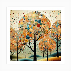 Autumn Trees 6 Art Print