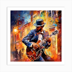 Jazz Musician 102 Art Print