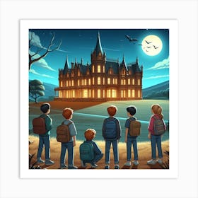 Haunted Castle Art Print