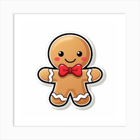 Gingerbread Man 1 Art Print