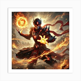 Ronan Ashheart In Elemental Combat Proficiency Art Print