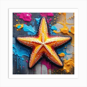 Starfish Painting Art Print