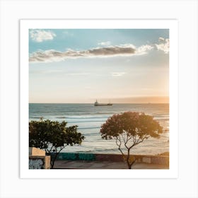 Sunset In Rio De Janeiro Art Print