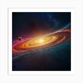 Galaxy In Space 2 Art Print