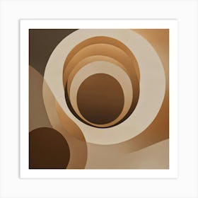 Abstract Circles 28 Art Print