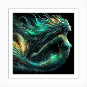 Mermaid Painting Art Print