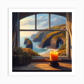 Window To The Sea 2 Art Print