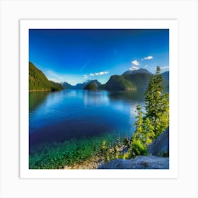 Kootenay Lake Art Print