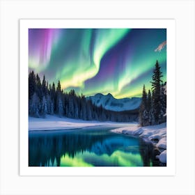 Aurora Borealis Art Print