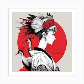 Geisha 10 Art Print