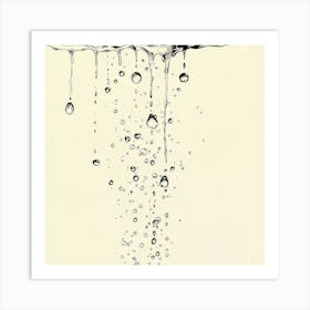 Water Droplet Art Print