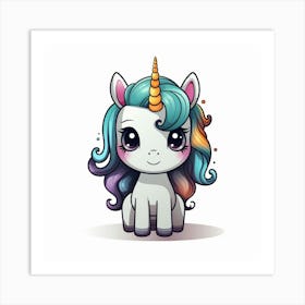 Cute Unicorn 111 Art Print