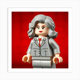 Lego Lady Art Print