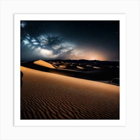 Desert Night Sky 1 Art Print