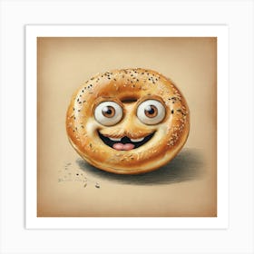 Bagel 7 Art Print