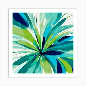 Abstract Flower 1 Art Print