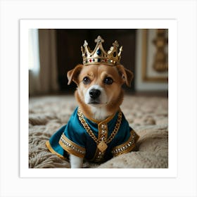 Leonardo Lightning Xl A Cute Dog Wears Like A King 2 Affiche