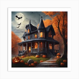 Haunted House 12 Art Print