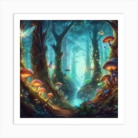 Fairy Forest 6 Art Print