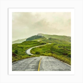 Road In The Mountains Art Print