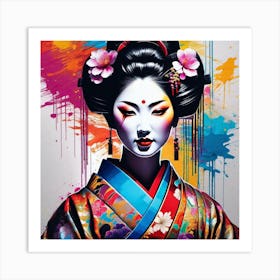 Geisha 141 Art Print