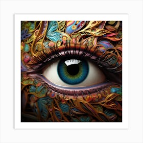 Eye Of The Phoenix Art Print