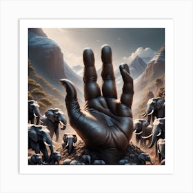 Hand Of God 1 Art Print