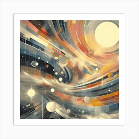 Space Vortex Art Print