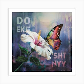 Do Epic Shit Navy & Pink Canvas Print Art Print